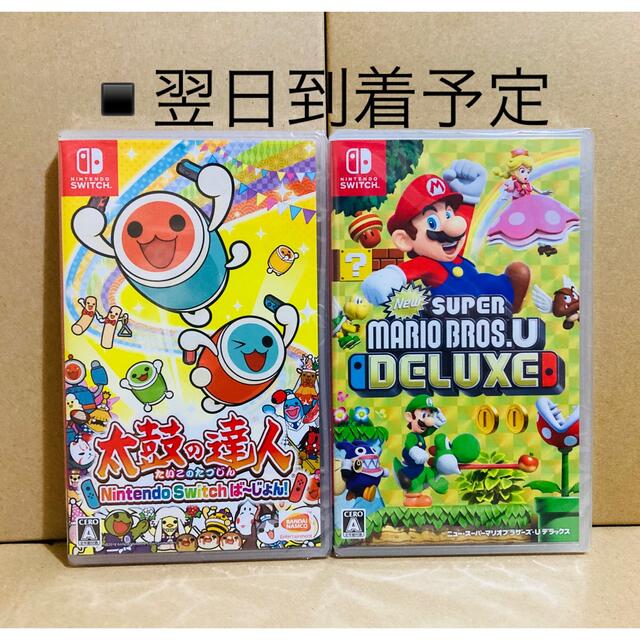 2台 ○太鼓の達人 ○New スーパーマリオブラザーズ U デラックス 【新
