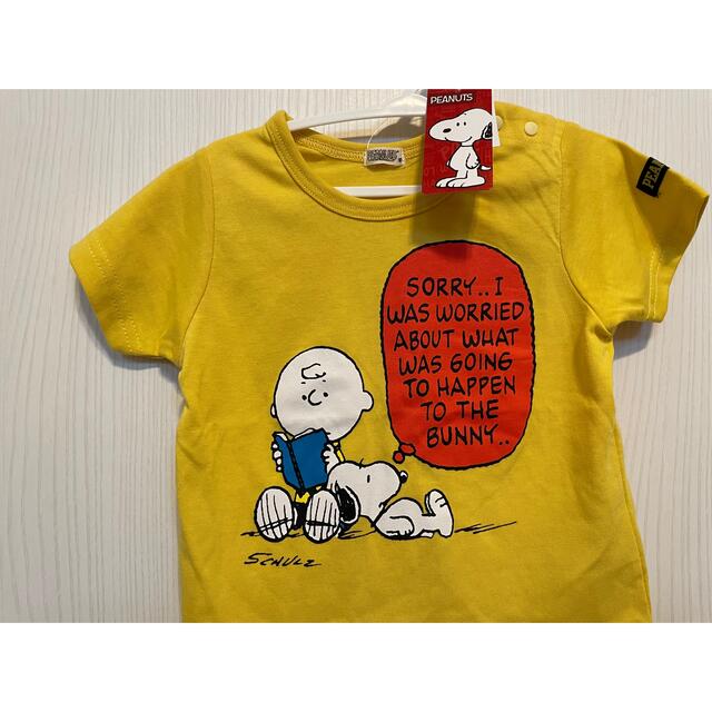 PEANUTS(ピーナッツ)の【新品】スヌーピーTシャツ　90 キッズ/ベビー/マタニティのキッズ服男の子用(90cm~)(Tシャツ/カットソー)の商品写真