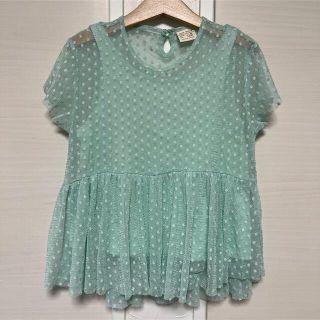 ザラキッズ(ZARA KIDS)のZara Girlsザラガールズ▪︎フレアーカットソー　128(Tシャツ/カットソー)