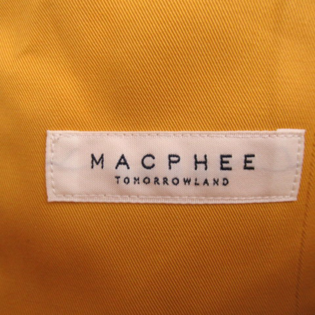 MACPHEE(マカフィー)のマカフィー トゥモローランド フレアスカート ロング丈 リングベルト 34 黄 レディースのスカート(ロングスカート)の商品写真