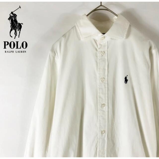 ポロラルフローレン ホワイトシャツ | フリマアプリ ラクマ
