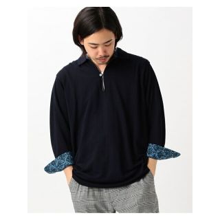 ビームス(BEAMS)の【NAVY】BEAMS HEART / パイピングフロント プルオーバーシャツ(その他)