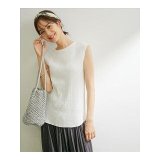 ロペ(ROPE’)の【ホワイト系（11）】【洗える】【3枚セット】パックTシャツ(巾着付き)(カットソー(長袖/七分))