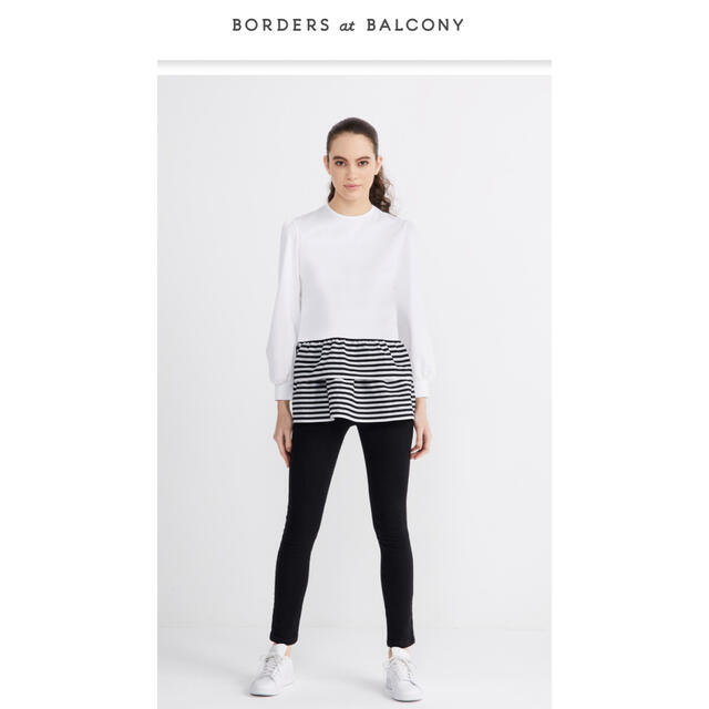 BORDERS at BALCONY BORDER TIERED TOPレディース