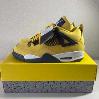 ナイキ(NIKE)のNIKE AIR JORDAN4 RETRO  TOUR YELLOW (スニーカー)