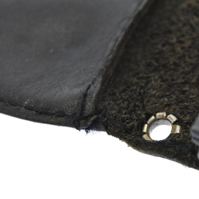 HTC(ハリウッドトレーディングカンパニー)のHTC エイチティーシー スタッズ付きレザー長財布 ブラック メンズのファッション小物(長財布)の商品写真