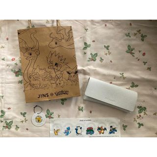 JINS ジンズ　キッズ　メガネケース　一式　ポケモン　ピカチュウ(キャラクターグッズ)