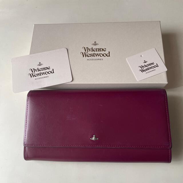 Vivienne Westwood(ヴィヴィアンウエストウッド)のヴィヴィアンウエストウッド　長財布　ワインカラー レディースのファッション小物(財布)の商品写真