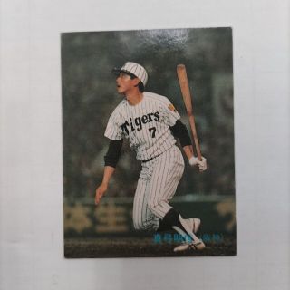 カルビー(カルビー)のカルビープロ野球カード1989 真弓明信(スポーツ選手)