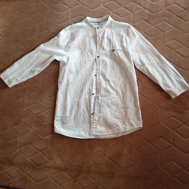 ZARA KIDS(ザラキッズ)のZARA KIDS  ノーカラーシャツ キッズ/ベビー/マタニティのキッズ服男の子用(90cm~)(ブラウス)の商品写真