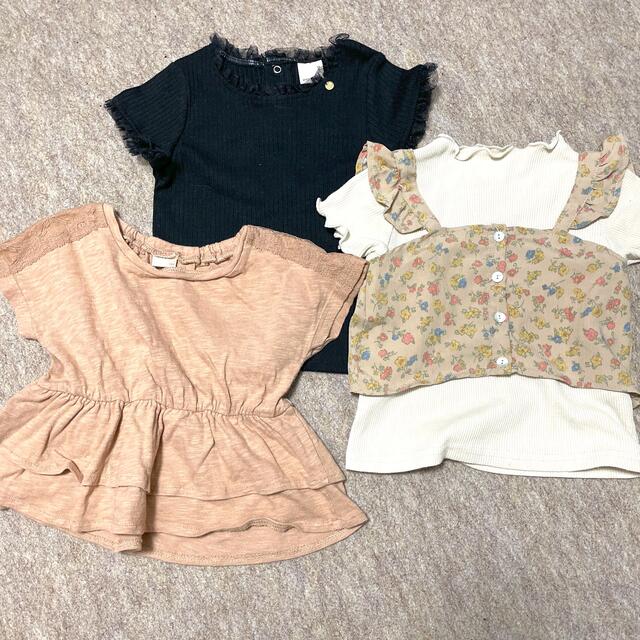 petit main(プティマイン)のpetit main夏服　女の子　80センチ キッズ/ベビー/マタニティのベビー服(~85cm)(シャツ/カットソー)の商品写真