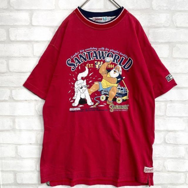 CAPTAIN SANTA(キャプテンサンタ)の【希少】SANTAWORLD 90s 半袖 Tシャツ ビックプリント メンズのトップス(Tシャツ/カットソー(半袖/袖なし))の商品写真