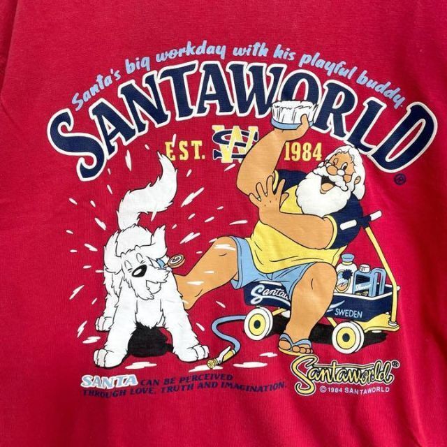 CAPTAIN SANTA(キャプテンサンタ)の【希少】SANTAWORLD 90s 半袖 Tシャツ ビックプリント メンズのトップス(Tシャツ/カットソー(半袖/袖なし))の商品写真