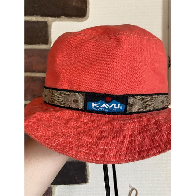 KAVU(カブー)の値下げ　KAVU  バケットハット ピンク　帽子　キャンプ　カブ レディースの帽子(ハット)の商品写真