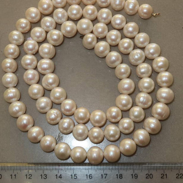 本物真珠　パールルース　10〜11cm  148.3g  美品　　７４３アクセサリー