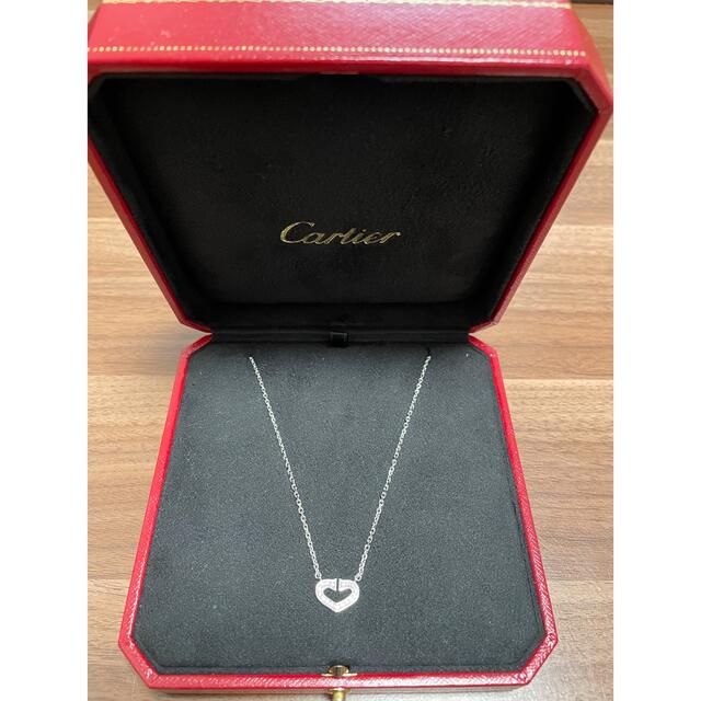 Cartier - 【最終値下げ中】カルティエ　Cartier ネックレス　ハート　ダイヤ
