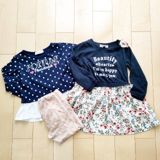 シマムラ(しまむら)のサイズ100  チュニック　ズボン(Tシャツ/カットソー)