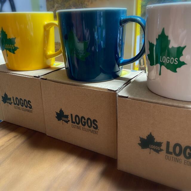 LOGOS(ロゴス)のLOGOSの非売品マグカップ　3個セット インテリア/住まい/日用品のキッチン/食器(グラス/カップ)の商品写真