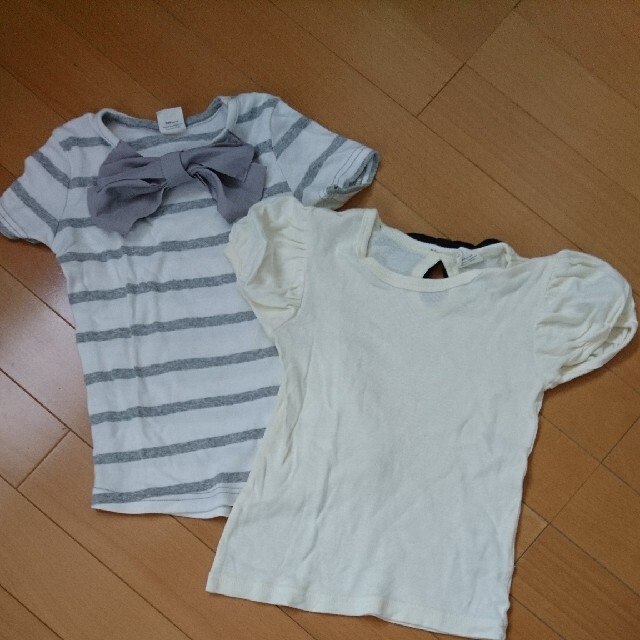 Rakuten(ラクテン)の110 Bee Tシャツ二枚セット キッズ/ベビー/マタニティのキッズ服女の子用(90cm~)(Tシャツ/カットソー)の商品写真