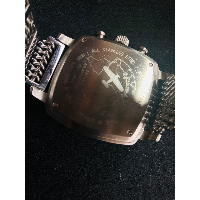 美品稼働【JUNKERS/ユンカース】クロノグラフ  メンズ メンズの時計(腕時計(アナログ))の商品写真