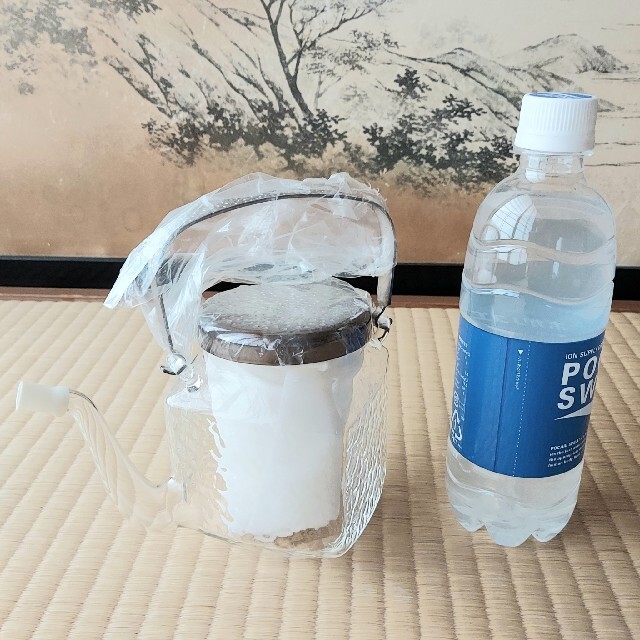 【未使用品】昭和レトロ ハリオ HARIO 冷酒器 角地炉利 かくちろり