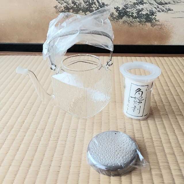 【 HARIO ハリオ】角地炉利 酒器 冷酒器 箱無し 未使用品