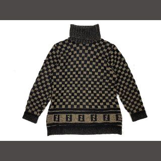 FENDI - フェンディ FENDI 総柄 モックネックニット ズッカ 入手困難の ...