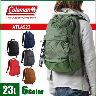 コールマン(Coleman)の未使用◎coleman ATLAS 23L◎モス(リュック/バックパック)