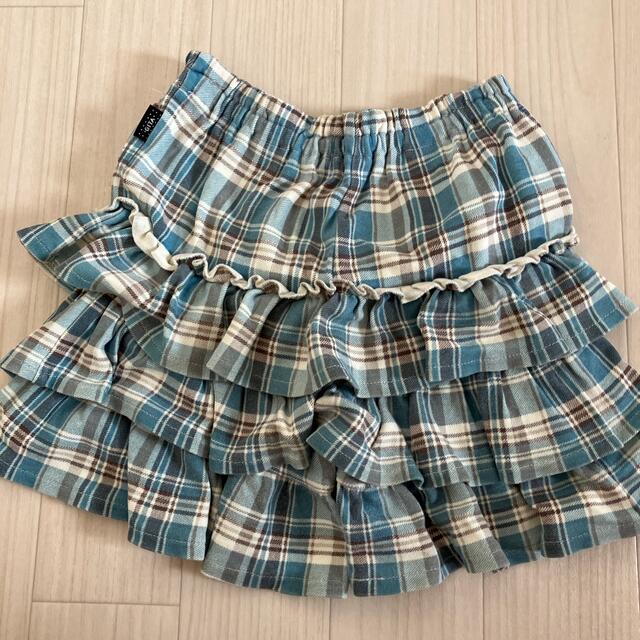 ベルメゾン(ベルメゾン)の千趣会フリルスカート120 キッズ/ベビー/マタニティのキッズ服女の子用(90cm~)(スカート)の商品写真