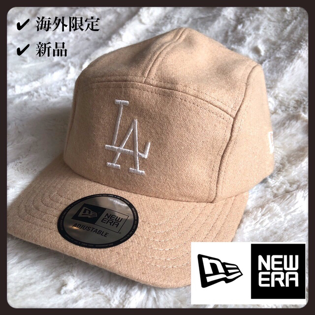 帽子海外限定 New Era ニューエラ ウール キャップ ベージュ