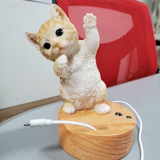 猫　スマホスタンド　茶トラ　携帯グッズ　No.115(その他)