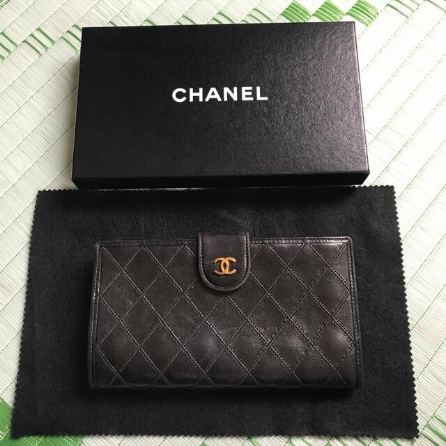CHANEL(シャネル)のシャネル　長財布　ガマ口 レディースのファッション小物(財布)の商品写真