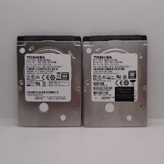 500GB×2個 2.5インチ HDD(PCパーツ)