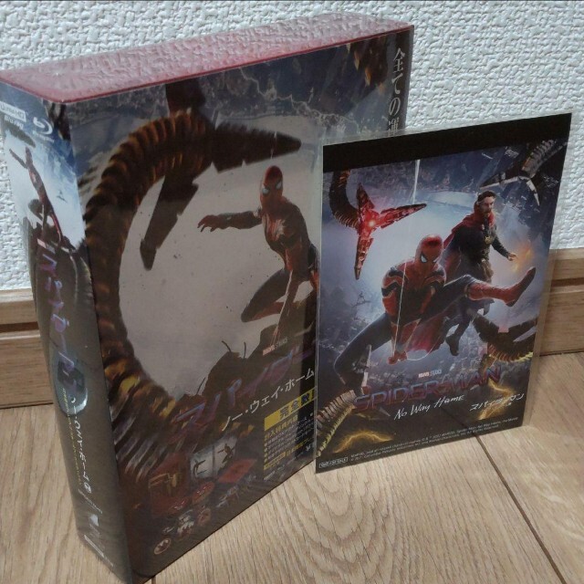 MARVEL(マーベル)の専用　４個セットスパイダーマン:ノー・ウェイ・ホーム プレミアム・スチールブック エンタメ/ホビーのDVD/ブルーレイ(外国映画)の商品写真