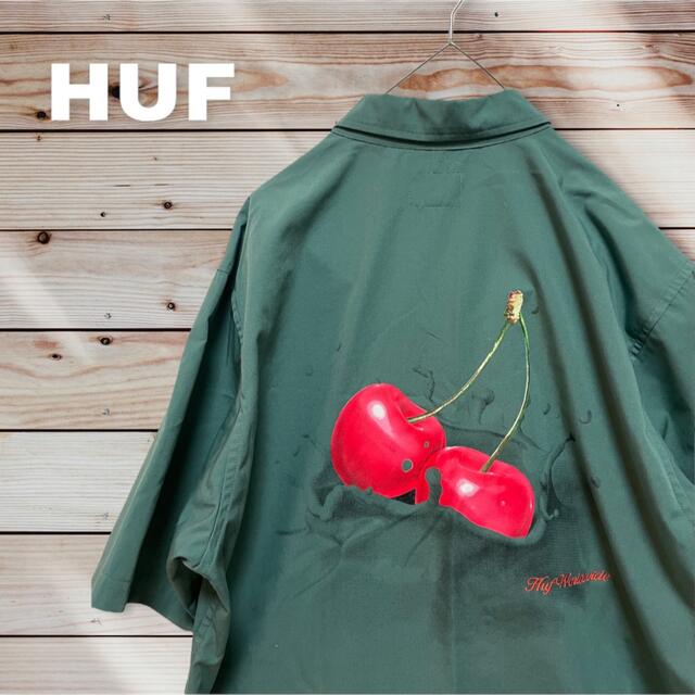 HUF ハフ チェリーバックプリント 半袖シャツ Supreme JACKET