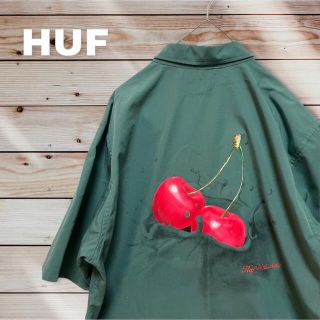 ハフ(HUF)のHUF ハフ チェリーバックプリント 半袖シャツ Supreme JACKET(Tシャツ/カットソー(半袖/袖なし))