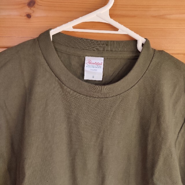 【未使用】プリントスター　半袖　Tシャツ　Sサイズ　アーミーグリーン メンズのトップス(Tシャツ/カットソー(半袖/袖なし))の商品写真