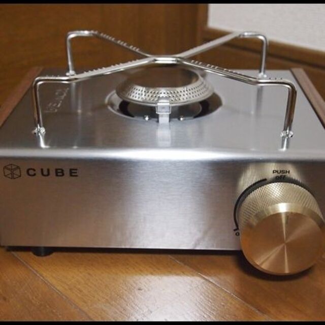 KOVEA CUBE コベア キューブ アクセサリーキット取付完成品 真鍮製ノブ スポーツ/アウトドアのアウトドア(調理器具)の商品写真