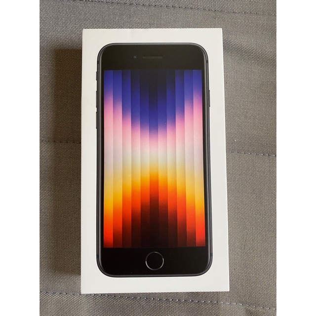 iPhone - 【新品・未開封】iPhone SE3 128GB SIMフリー　ミッドナイト