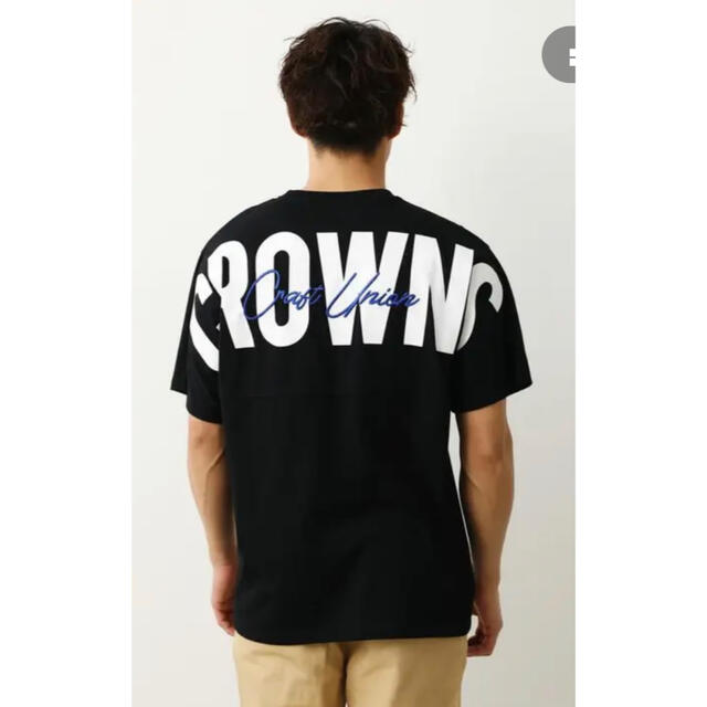 RODEO CROWNS WIDE BOWL(ロデオクラウンズワイドボウル)のロデオクラウンズ縦ビッグロゴTシャツ メンズのトップス(Tシャツ/カットソー(半袖/袖なし))の商品写真