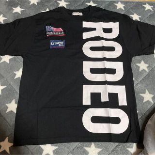 ロデオクラウンズワイドボウル(RODEO CROWNS WIDE BOWL)のロデオクラウンズ縦ビッグロゴTシャツ(Tシャツ/カットソー(半袖/袖なし))