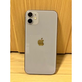 アイフォーン(iPhone)のiPhone11 本体 64GB パープル　SIMフリー(スマートフォン本体)