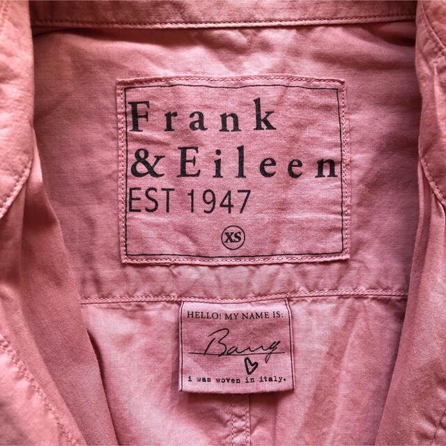 Frank&Eileen(フランクアンドアイリーン)の221フランク＆アイリーン コットン100％シャツ くすみピンクXS綿 レディースのトップス(シャツ/ブラウス(長袖/七分))の商品写真