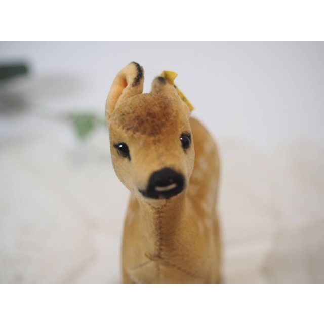 シュタイフ/Steiff☆ヴィンテージ☆「バンビ」☆14cm 濃かっ シュタイフ/Steiff☆ヴィンテージ☆「バンビ」☆14cm 濃かっ