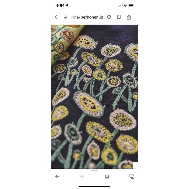 ミナペルホネン♡pathネイビー(薄型)