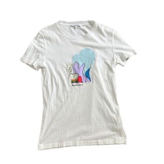 カルヴェン(CARVEN)の【CARVEN】カルヴェン　パッチワーク　リブネック　Tシャツ　アートデザイン(Tシャツ(半袖/袖なし))