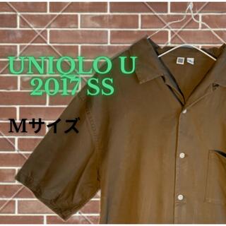 ユニクロ(UNIQLO)のUNIQLO U オープンカラーシャツ 2017ss  Mサイズ(シャツ)