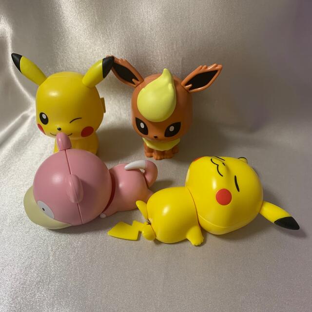 ポケモン(ポケモン)のカプキャラ　ポケットモンスター　4個セット エンタメ/ホビーのおもちゃ/ぬいぐるみ(キャラクターグッズ)の商品写真