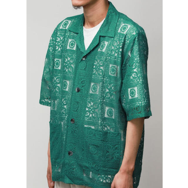 Needles Cabana Shirt LACE CLOTH Square