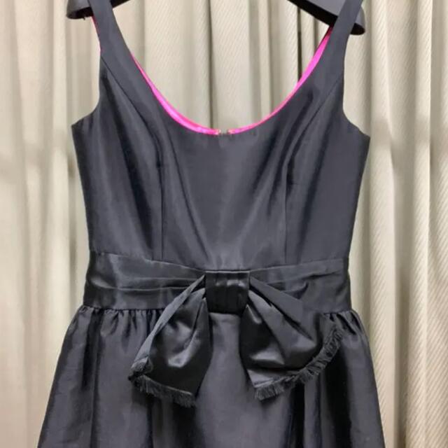 Milly(ミリー)の美品　Milly  インポート　上質　ブラックミニドレス　ワンピース ドレス レディースのフォーマル/ドレス(ミディアムドレス)の商品写真